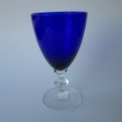 Morgantown Goblet  Ritz Blue 9 oz Water Glass