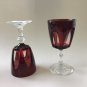 Cristal Dâ��Arques Durand Gothic 6 wine glasses cut red to clea