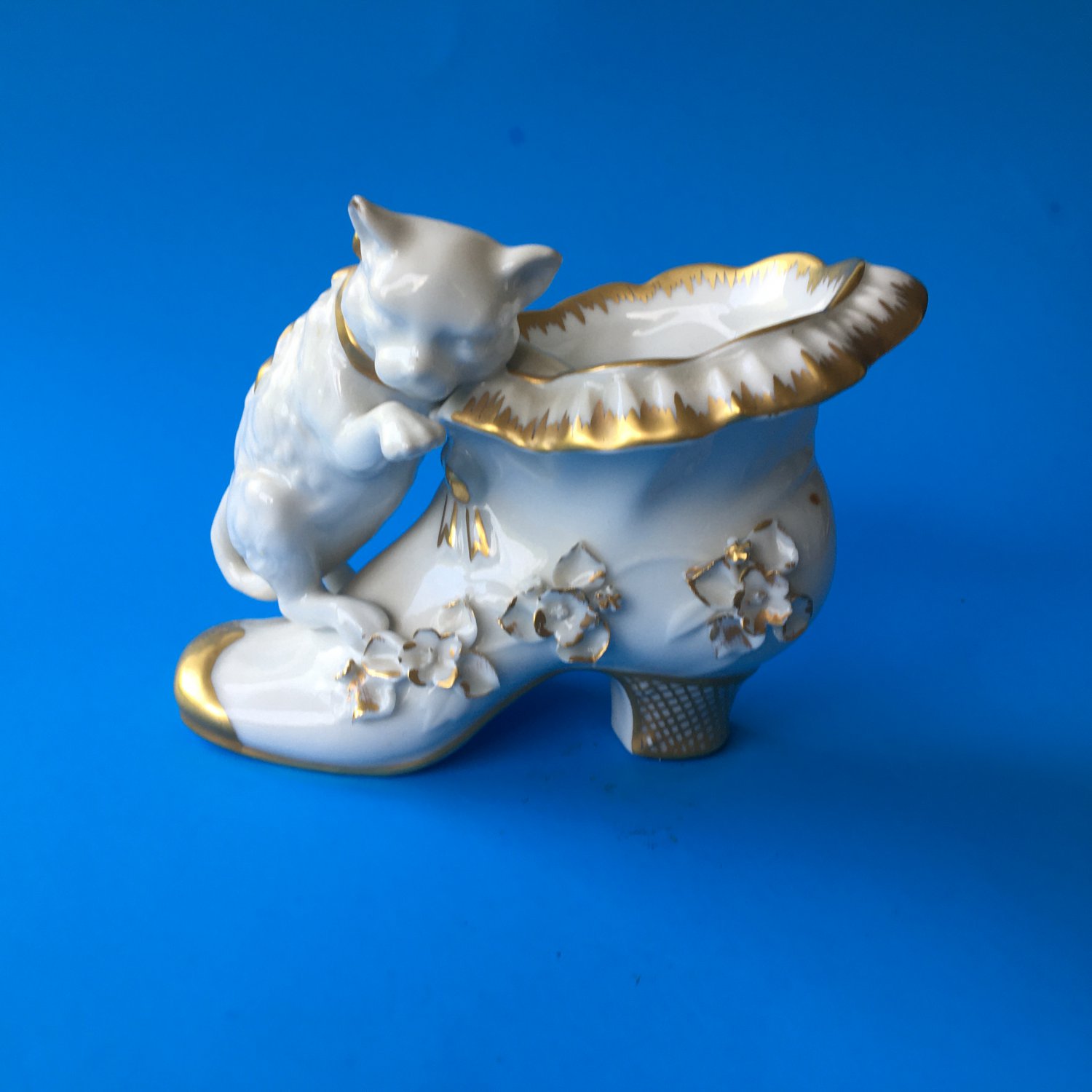 RPM Germany Puss and Boots Fine Porcelain Figurine Cat Boot