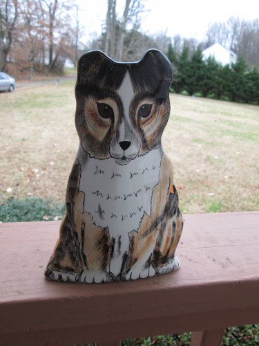 Dogs By Nina Sheltie Collie Puppy Vase