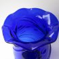 Cobalt Blue Art Deco Vase by LOUIE Glass Company
