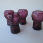 Cambridge Caprice *RARE* Amethyst Whiskey Tumblers set of 4