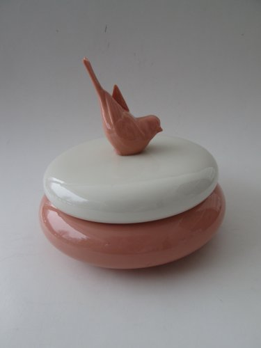 Lenox Vintage Candy dish with Bird finial