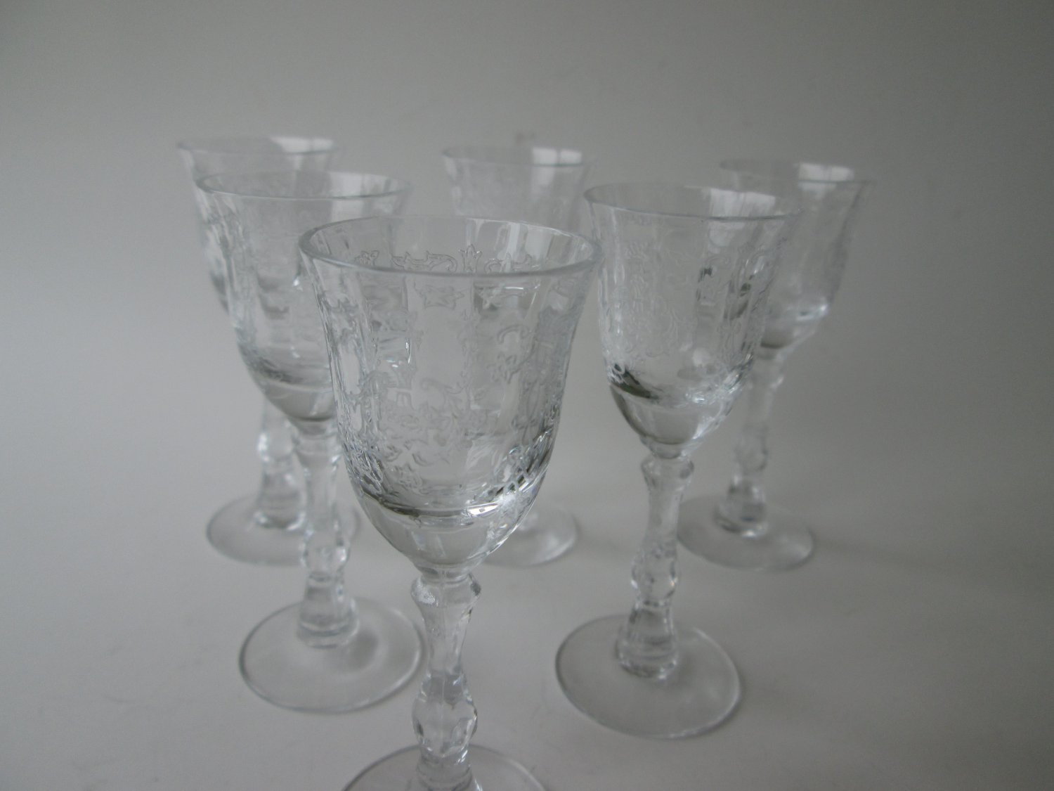 Fostoria Navarre Cordial Glass set of Six  Scarce