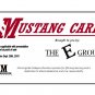 Mustang Card Discount Card