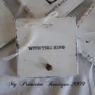 Vintage Ring Bearer Board ~ Personalize it!