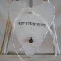 Vintage Heart Shaped Ring Bearer Board