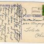 Niagara Falls Canada Postcard, Horseshoe Falls at Night c.1937