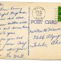 Maine Postcard, Lakeside Birches & Boat, Full Color c.1933