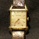 Wittnauer Men's Watch with Flared Lugs and Subsidiary Seconds, Runs Great c.1954