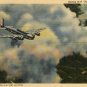 Patriotic Postcard, Boeing B-17, Flying Fortress in Air, The U.S. Army Series c.1941