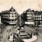 French Postcard, Orleans Place du Martroi et rue de la Republique, Black & White c.1941