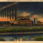 Pittsburgh Pennsylvania Postcard, Steel Center of The World, Full Color c.1936