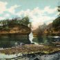 Kilbourn Wisconsin Postcard, Lone Rock, Dells of the Wisconsin River c.1900