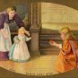 Soapine Ad Postcard Giveaway, Washes Dishes & Utensils, Baby's First Steps c.1908
