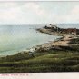 Rhode Island Postcard, Light House at Watch Hill, Full Color c.1908