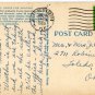 Florida Landscape Postcard, Hillsbourough Car Ferry, St. Petersburg to Bradenton c.1950