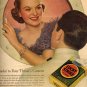 Lucky Strike Cigarettes Ad, Full Color c.1936