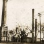 Toledo Ohio Postcard, Water Works Complex, Black & White Real Photo c.1912