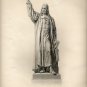 Richard Baxter, T. Brock Statue, Art Journal Print c.1877