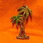 Palm Tree Pin, Sterling Silver, Enamel & Hematite c.1927