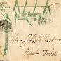 F.E. Myers Pump & Hay Making Tool Works, Sales Letter & Illustrated Logo Envelope c.1884