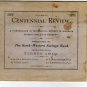 North Western Savings Bank Giveaway, The Centennial Review, Toledo Ohio c.1876