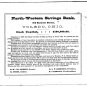 North Western Savings Bank Giveaway, The Centennial Review, Toledo Ohio c.1876