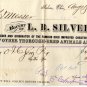 L.B. Silver & His Ohio Improved Chester Swine, Salem Ohio, Bill of Sale c.1871