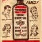 Red Hearts Tablets Paper Bag, Color Ads for Thoxine c.1940