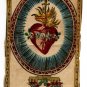 Traditional Taufschein Fraktur, Hand Colored Birds, Flowers, Urns & Vines c.1848