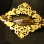 Citrine Brooch, Gold Tone Open Back Setting c.1907