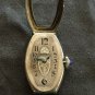 Americus Women's Art Deco Watch, Inlay Bezel & Jeweled Crown c.1930