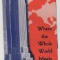 Empire State Building Observatories Pamphlet, New York World's Fair c.1939