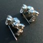 Rhinestone Pin Set, Light Blue, Cluster Arrangement c.1947