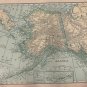 Map of Alaska, C.S. Hammond & Co. Atlas, Full Color c.1910