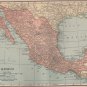 Map of Mexico, Full Color, C.S. Hammond & Co. Atlas c.1910