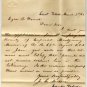 Letter & Affidavit to The Auditor, U.S. Treasury Dept. Regarding Fallen Civil War Soldier c.1863