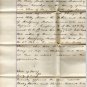 Letter & Affidavit to The Auditor, U.S. Treasury Dept. Regarding Fallen Civil War Soldier c.1863
