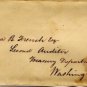 Letter & Affidavit to The Auditor, U.S. Treasury Dept. Regarding Fallen Civil War Soldier c.1863