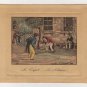 Le Criquet, Le Solitaire by Auguste-Xavier Leprince, Full Color Print c.1947