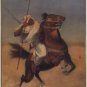 Arabian Horse with Rider, John Durst Color Print c.1904