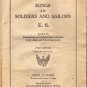 WWI Era U.S. Song Book, Songs of the Soldiers & Sailors, 1st Edition c.1917
