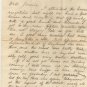 Note on General Assembly of Ohio Letterhead, House of Representatives Member c.1888