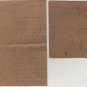 Civil War Era Business and Personal Letters, 13 Pieces c.1862 - 1875