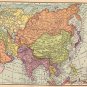 Map of Asia, Full Color, C.S. Hammond Atlas c.1910