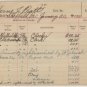 Pennsylvania Railroad System Employee Record Cards, Heavy Paper, Pair c.1899