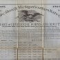Lake Shore & Michigan Southern Railroad Timetable c.1876