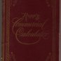 Commercial Pocket Calculator & Account Book, Red Leatherette, C. Ropp c.1895