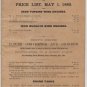 Mast, Foos & Co. Metal Equipment Price List, Springfield Ohio c.1883